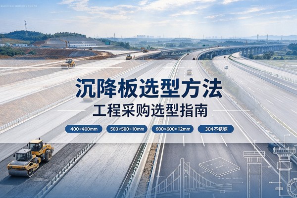 滨海沉降板选择方法