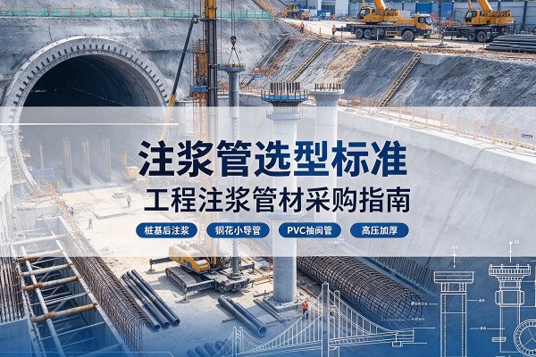 滨海注浆管选型标准