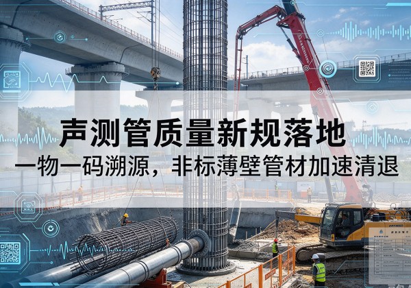滨海声测管质量新规落地，一物一码溯源，非标薄壁管材加速清退