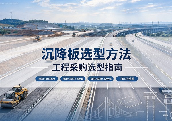 滨海沉降板选择方法